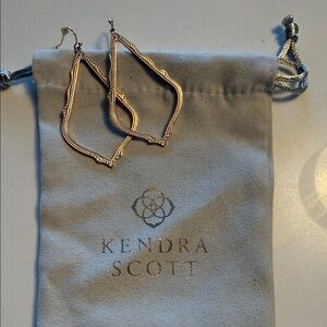Kendra Scott Gold Statement Earrings